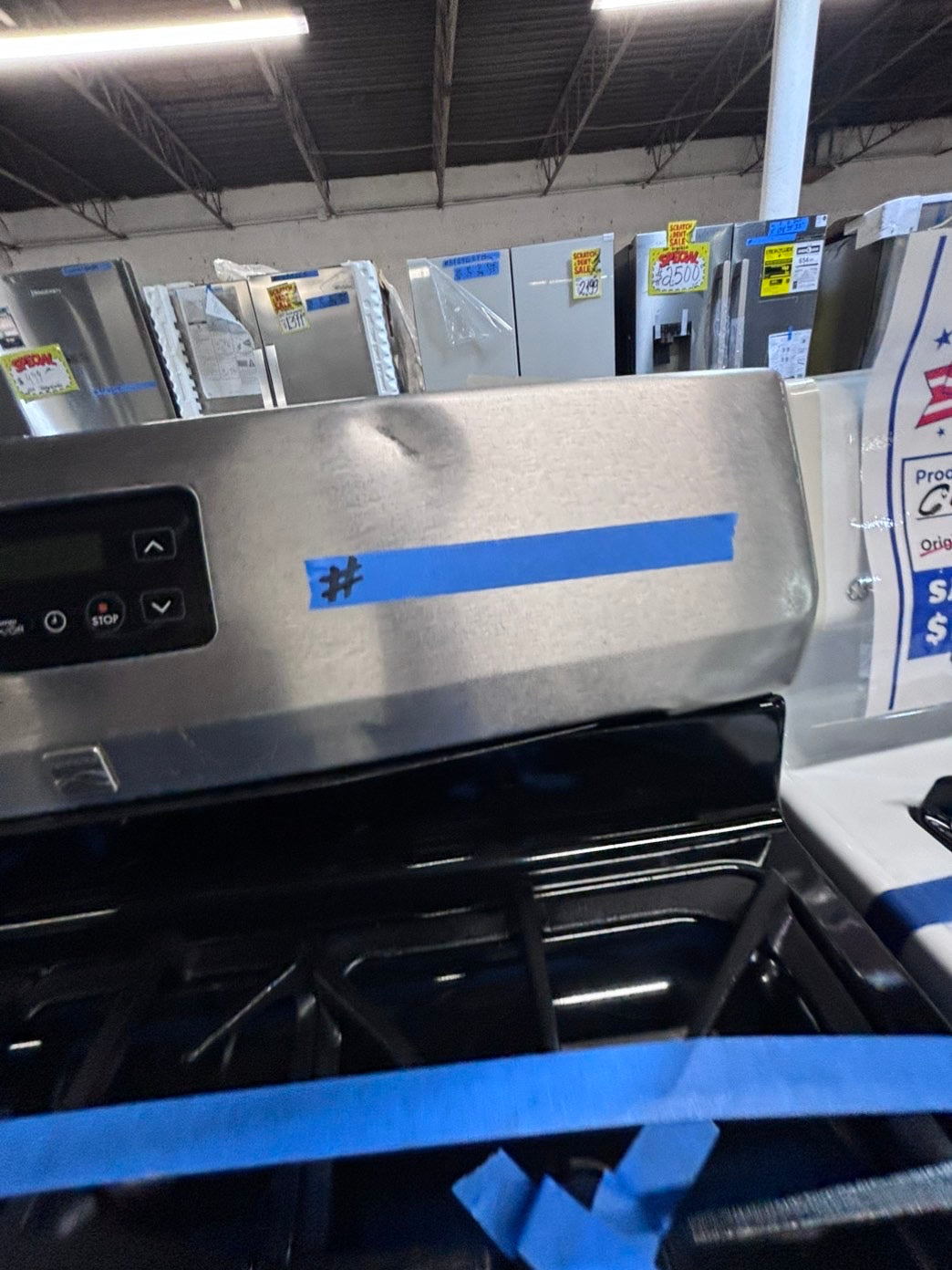>>special🔥kenmore Gas range 5 burner  bake ,broil Hi/Lo self clean in stainless steel used-Refurbished 30” #KGZ5SB