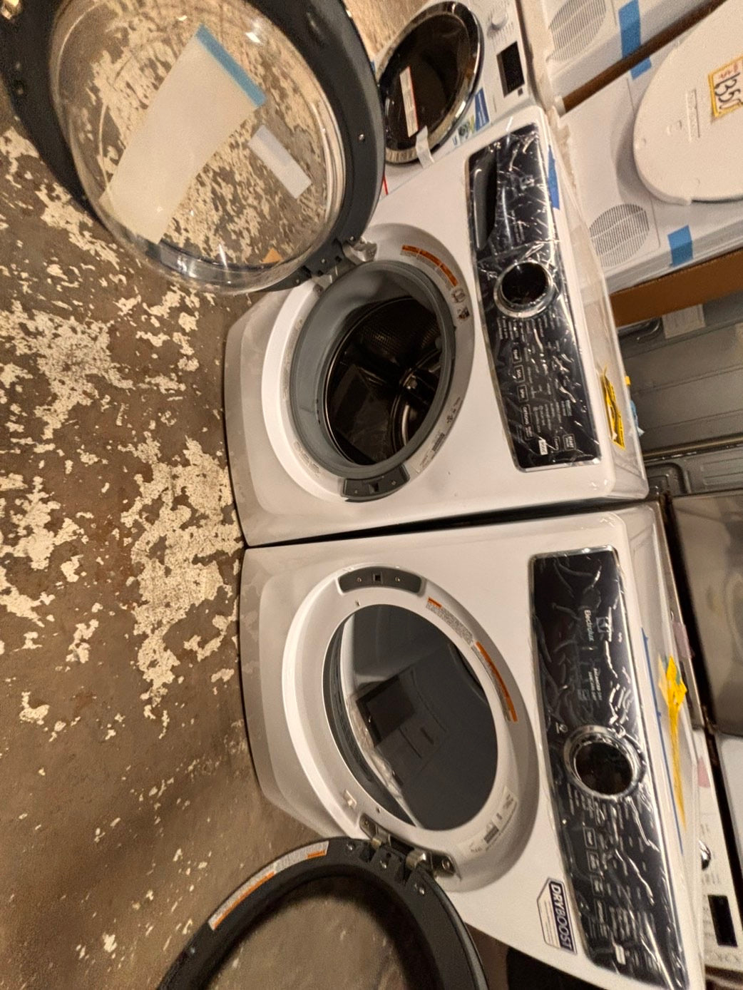 >*Electrolux front load washer& dryer set large capacity energy start , steam   new scratch and dent #FDD55XB