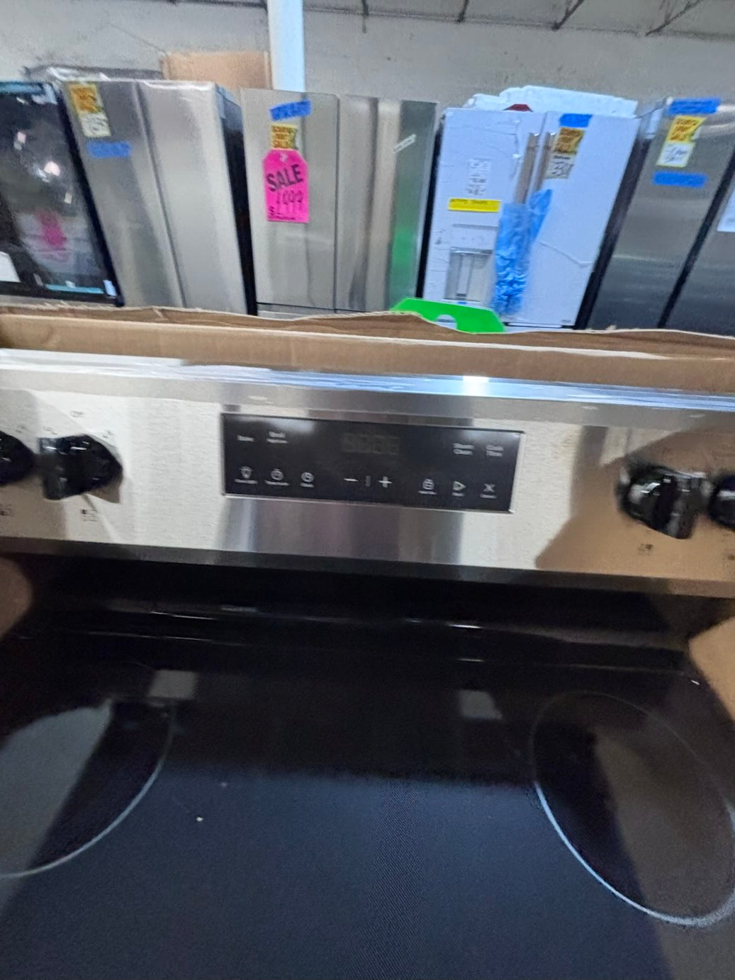 } new open box 📦 GE four burner stainless steel  ,bake broil , self clean #WZ766SB