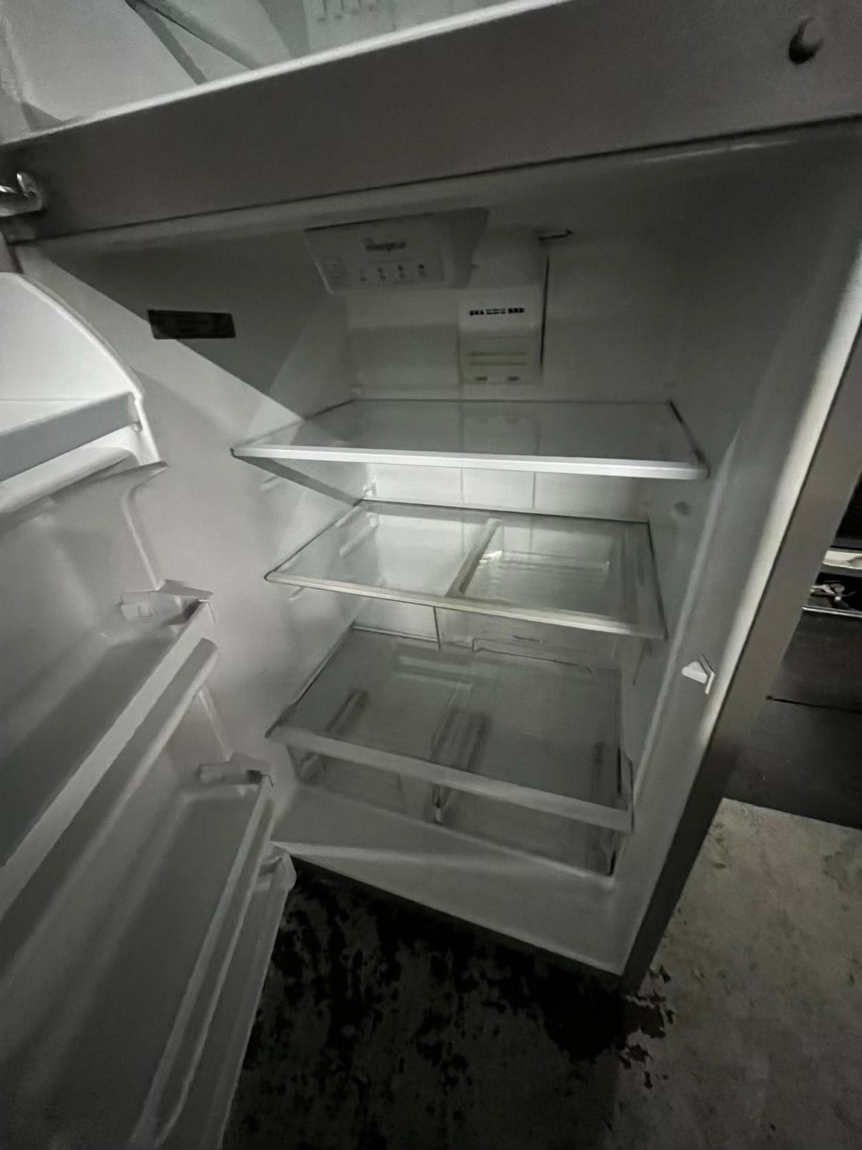 🎄Holiday Sale 🎁” Whirlpool top freezer refrigerator stainless steel  used refurbished 30’ #RF347T9B