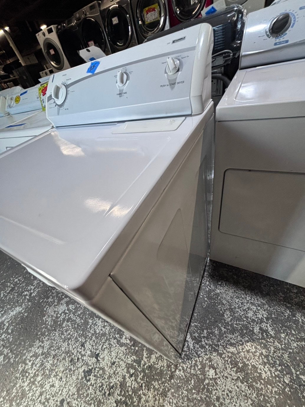 >*Kenmore 29” large capacity electric dryer 220v side by side used-refurbished #KEM441B