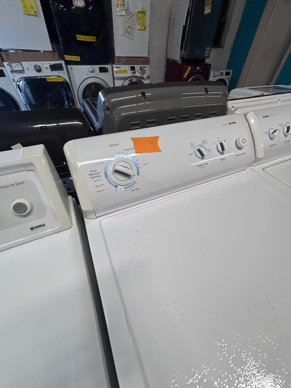 }sale 🔥🔥KENKORE  top load washer with agitator & electric dryer 220v  set   top load side by side working 💯  with warranty top load side by side #SKS61YB