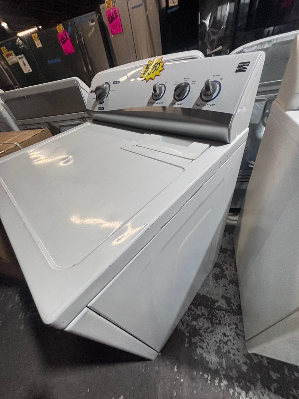 >Kenmore  29” large capacity electric dryer 220v side by side used-refurbished #KED3FB