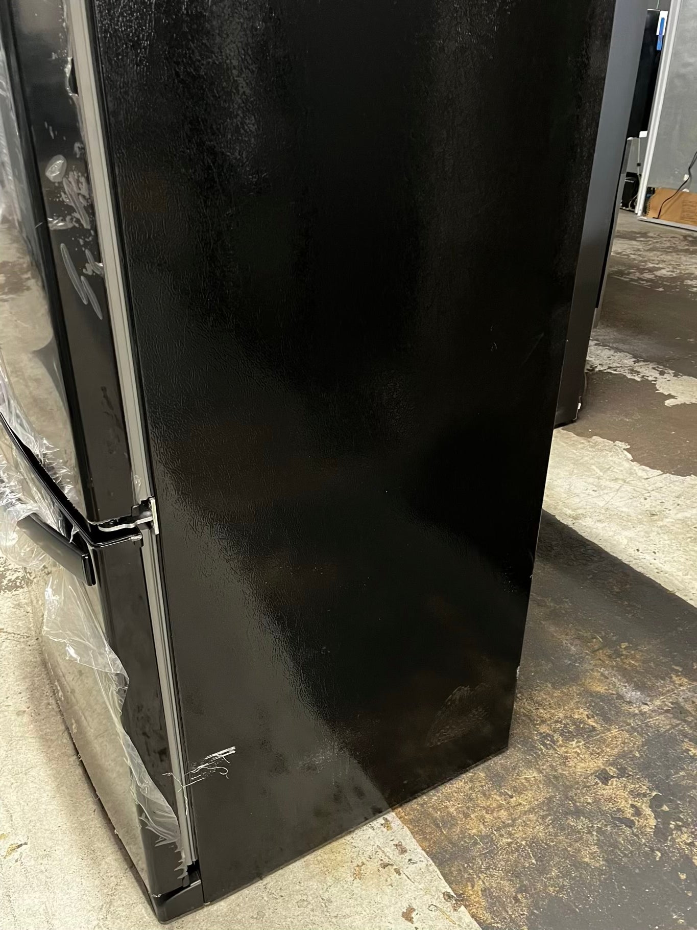 ~ ⚡️ Black Friday 🎉 Open Box 📦 scratch & Dent 36 in. 20 cu. ft. Counter Depth French Door Bottom Mount Refrigerator in Black with Elevated Deli Drawer Stock number #RF10934AB