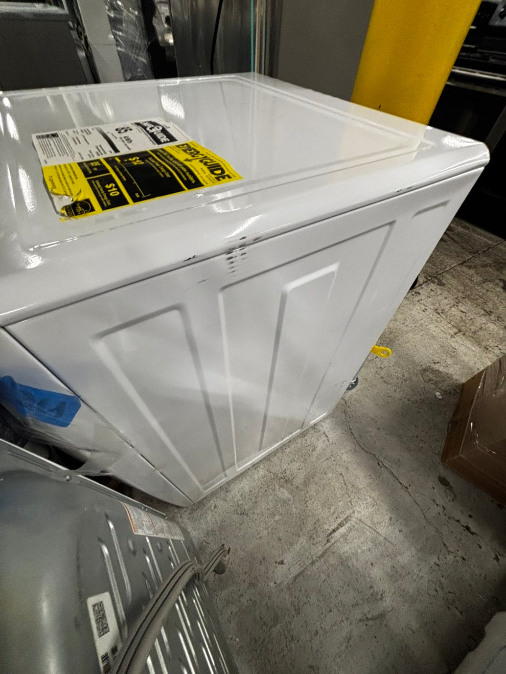 >Electrolux front load washer& dryer set large capacity energy start , steam   new scratch and dent #FLW77XB