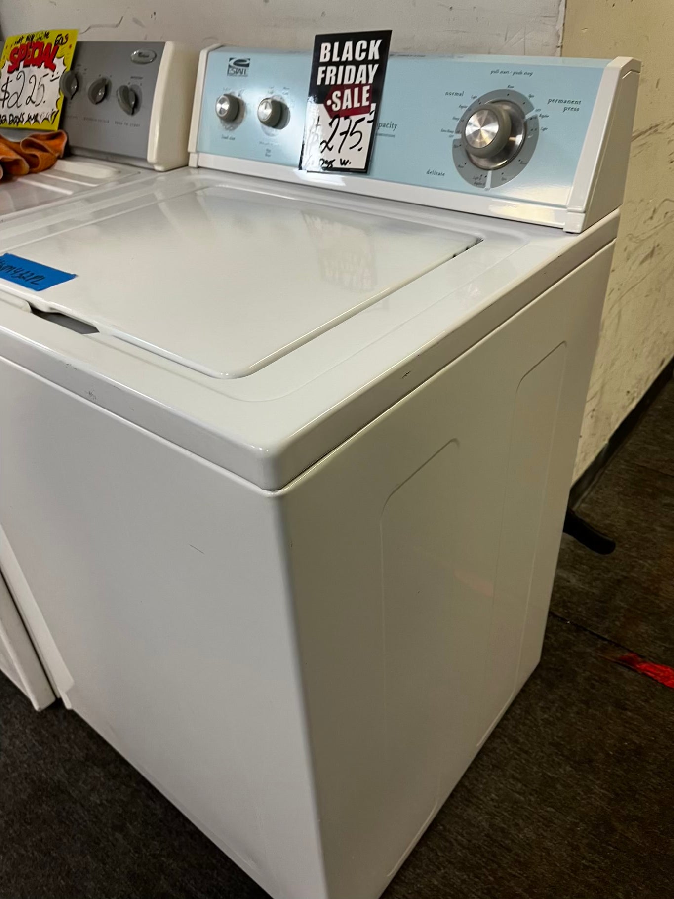 🎉 Black Friday ⚡️ State Whirlpool side x side washer top load w/agitator large capacity 27” Refurbished #WM432PL