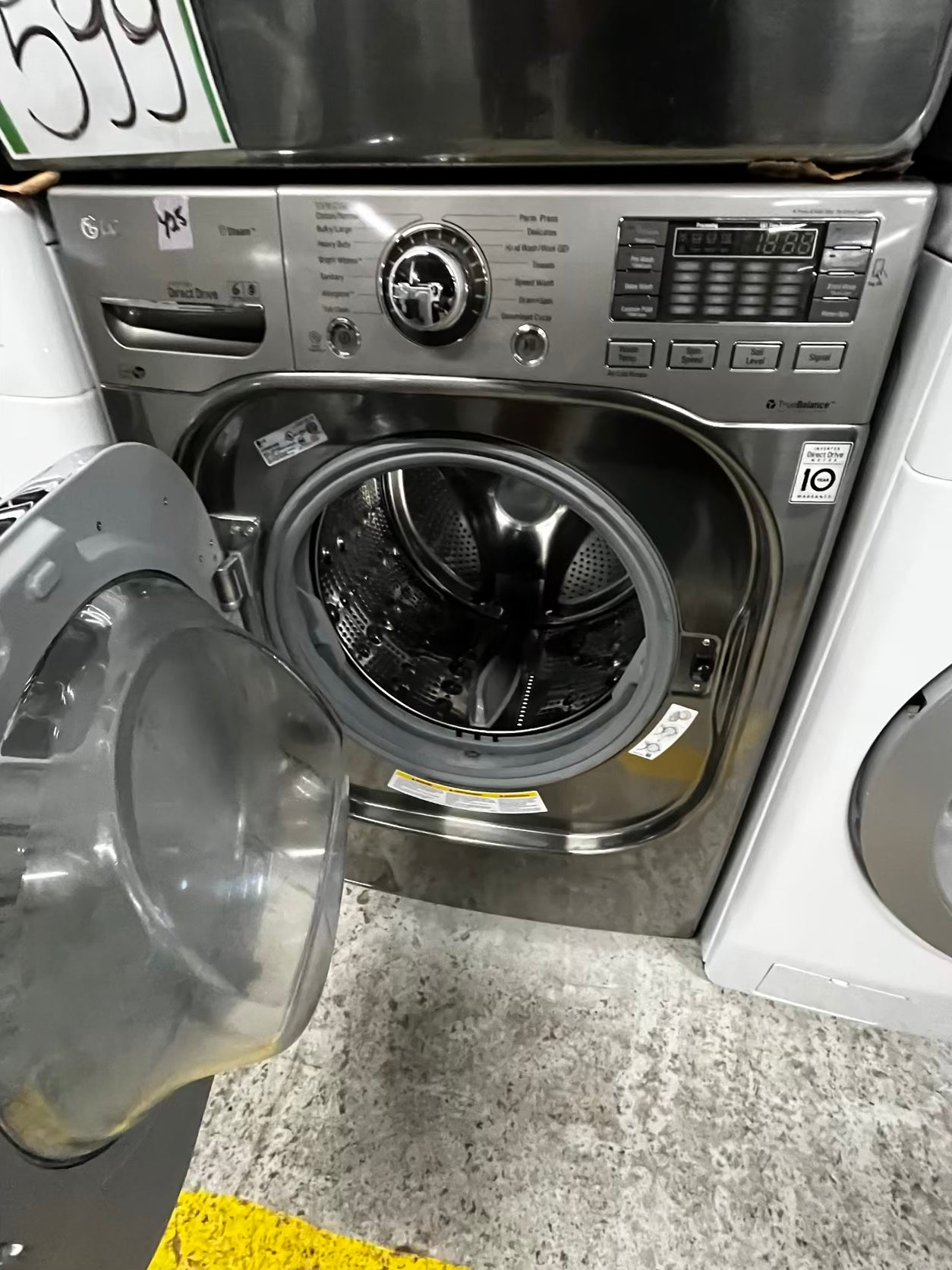 🎁Holiday Sale 🎄 GAS Mix & Match LG washer & Samsung dryer set front load stackable stainless steel 30" in Refurbished #ED77414B