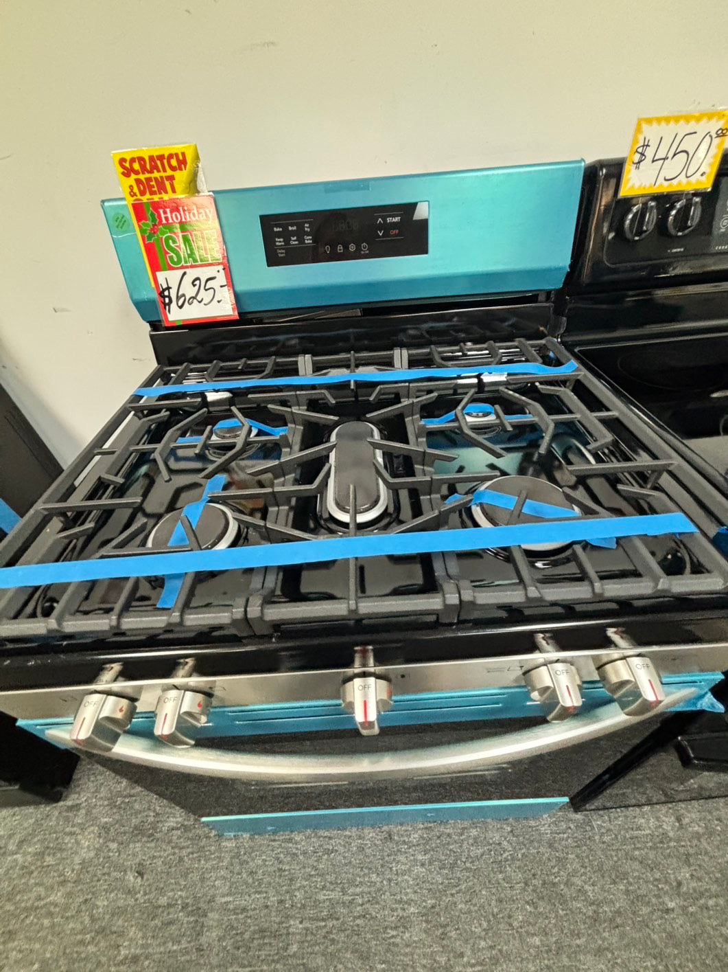 *🎄🎄Christmas sale 🎅 Open Box | Scratch & Dent Frigidaire Airfry convection oven Gas Range 5 burner with  in Stainless Steel #ERF536L