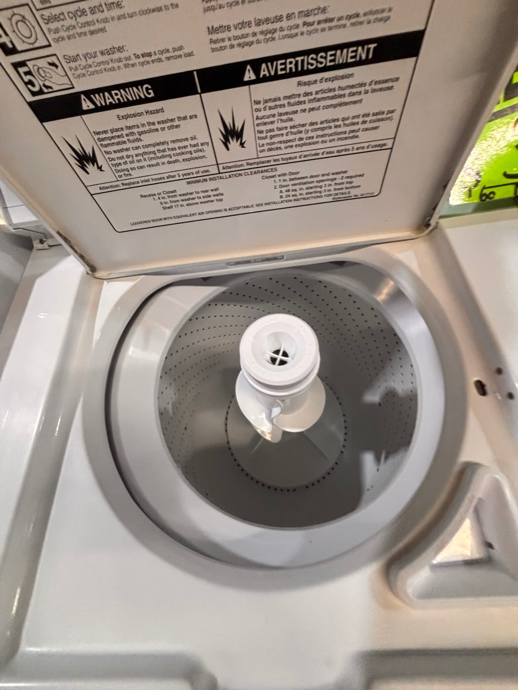 }}ON SALE🔥🔥🔥🎈🎈whirlpool top load washer with removable agitator large capacity & electric dryer 220v  set top load side by side used,refurbished working 💯 with warranty  #TSW894YB