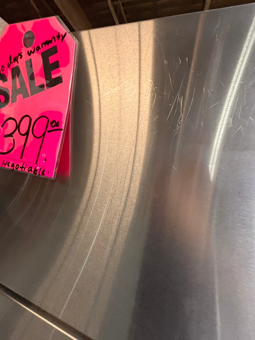 >*sale🔥Whirlpool top freezer refrigerator stainless steel used-refurbished 30" #RFQ669B