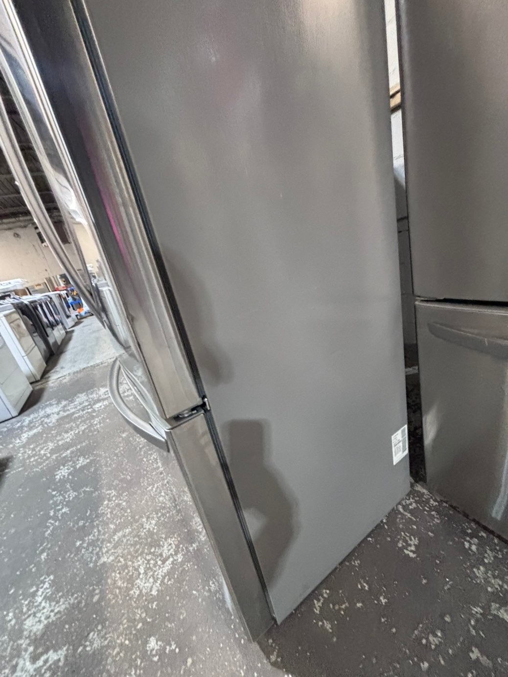 >>special price 💥LG  French door Refrigerator counter depth stainless steel w/ ice water dispenser great condition 36" used-refurbished #KVVF14B