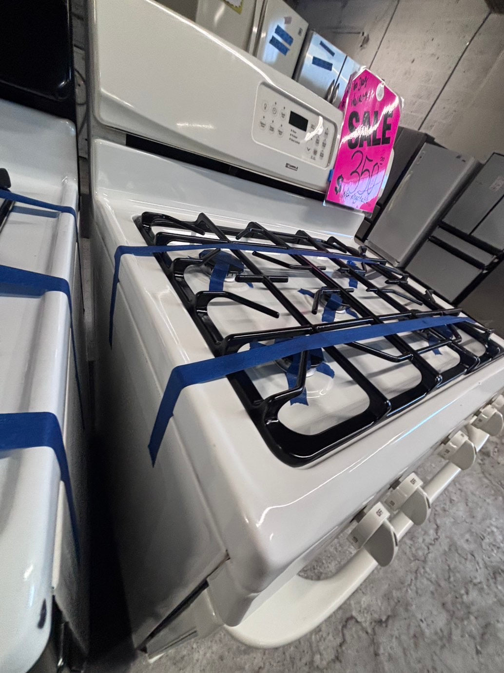 >*special🔥kenmore Gas range 5 burner  bake ,broil Hi/Lo self clean in used-Refurbished 30” #KGBG664B
