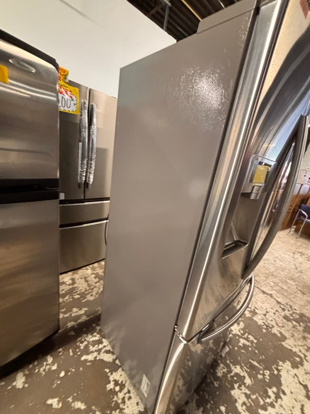 }} SPECIAL 🔥Samsung 36”x 68”1/2 H French door Refrigerator counter depth  24.1/2 depth , stainless steel w/ ice water dispenser , good  condition 36" used-refurbished #SJFDD24B