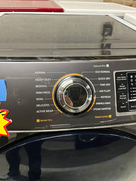 -Samsung front load stackable Gas  dryer black #DG22B