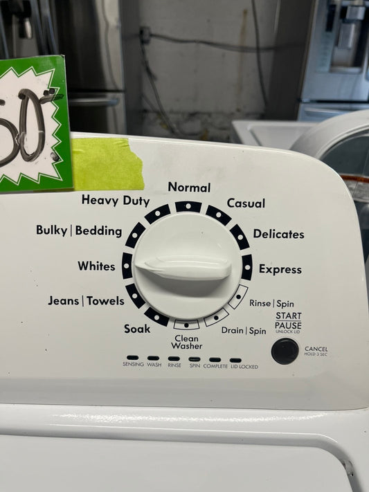 Kenmore Top load washer machine side x side large capacity Stainless steel Drum w agitator 27" Refurbished #WMQ12B