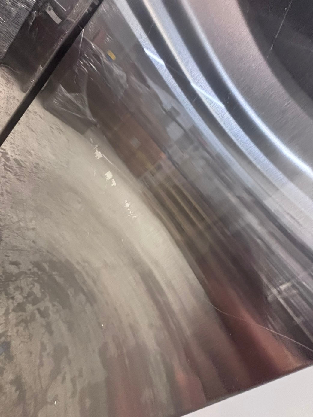 >*July 4th sale🇺🇸🔥Side x side  Refrigerator stainless steel with ice maker & water dispenser /. 36’’used-Refurbished. Item number  #RF66012B