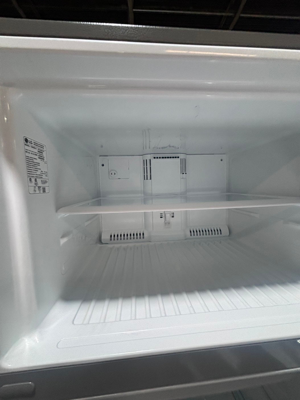 >>LG 33” Top freezer fridge   ,stainless steel. used-refurbished #RTLG41B