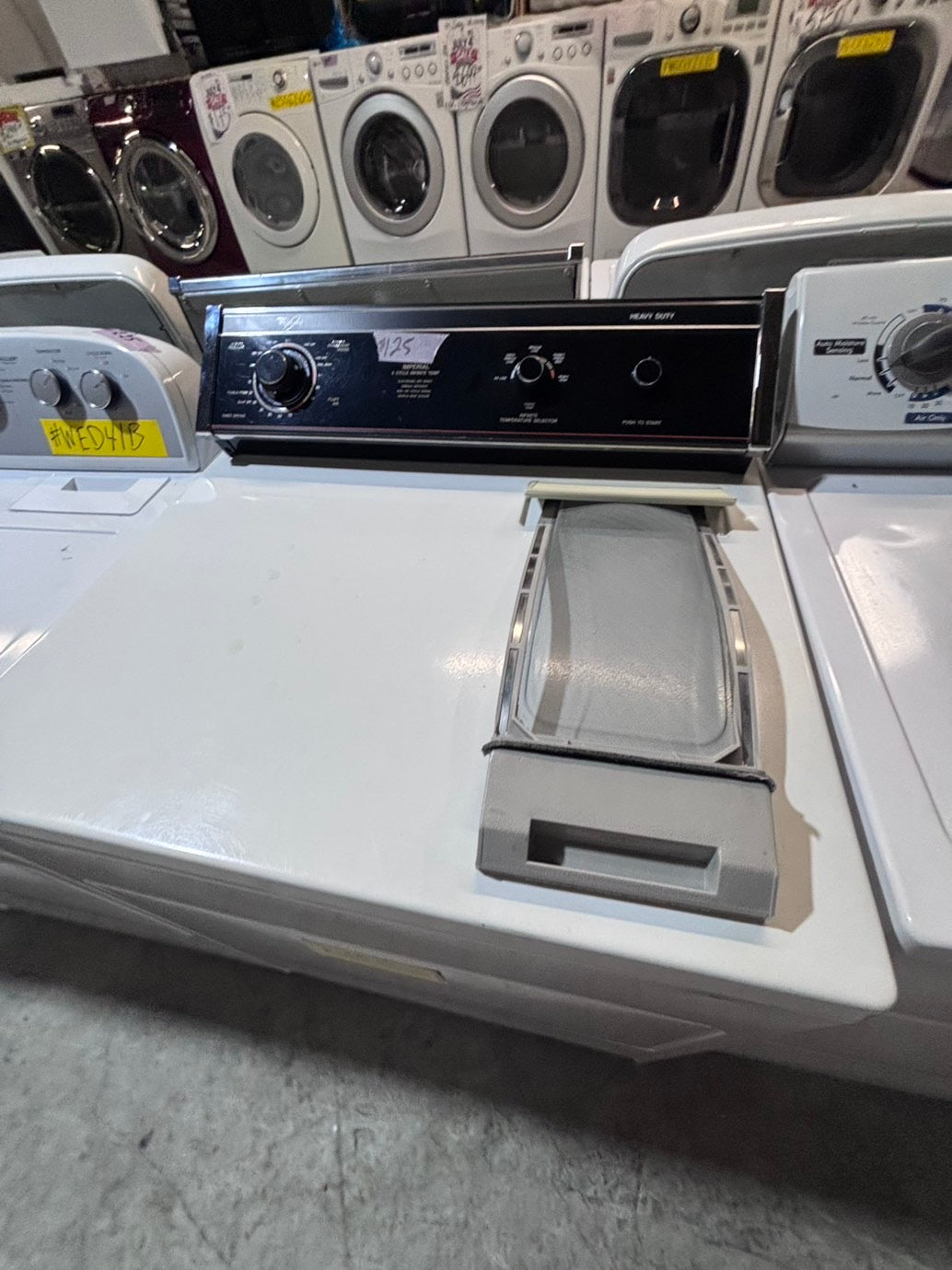 >*July 4th sale🇺🇸🔥whirlpool  29” large capacity electric dryer 220v side by side used-refurbished #WWDY41B