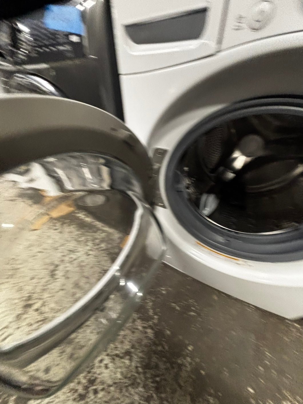>LG new Open Box 📦 Scratch & dent mix & match 4.5 cu. ft.  Large Capacity Front Load Washer -& 7.4 cu. ft. Large Capacity Front Load Electric Dryer - White mix & match Set / stock number #WDB4AB