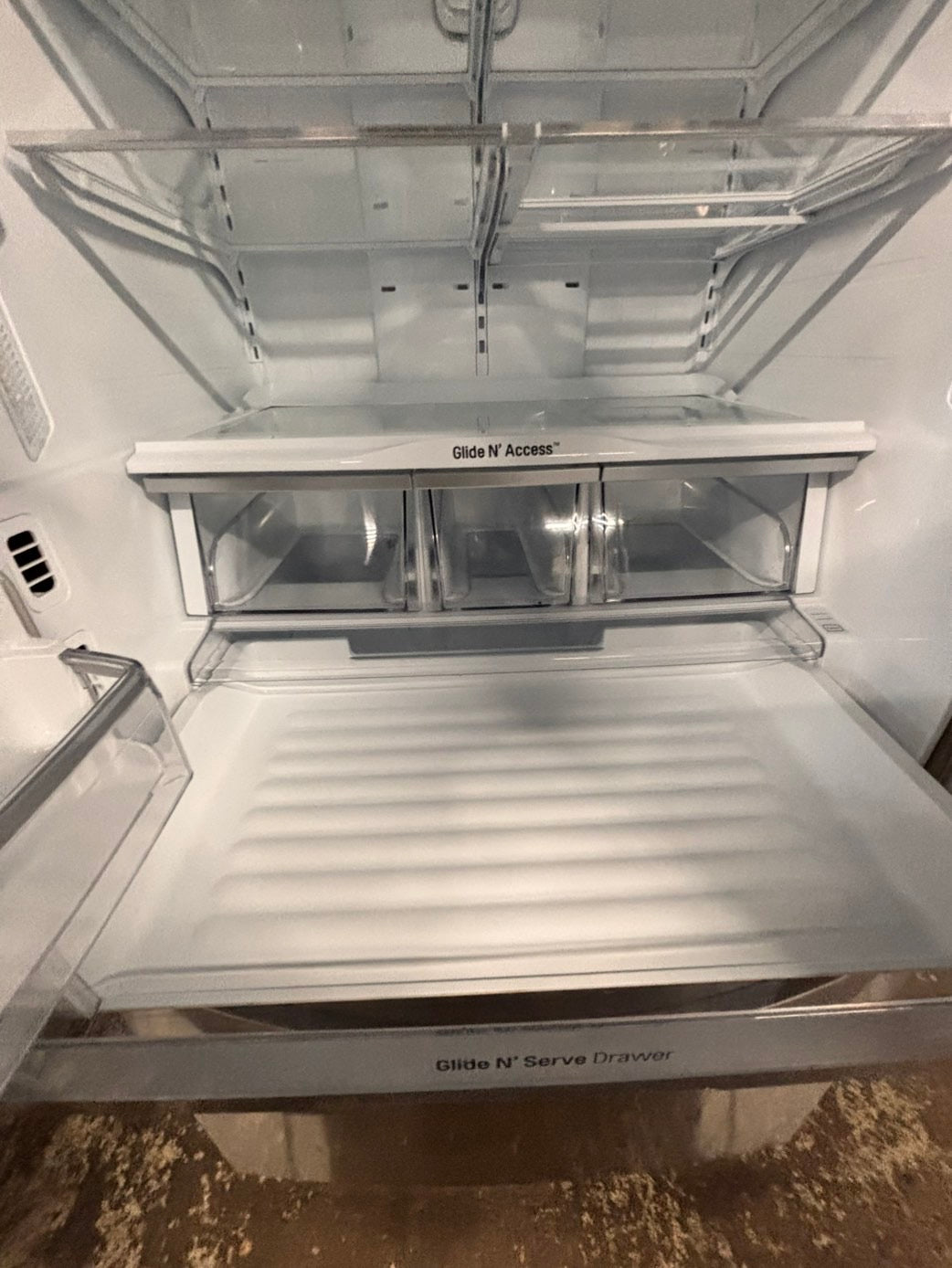 >LG door-in door French Door Refrigerator Super-Capacity with ice maker & water dispenser ,with  used-refurbished #LG30PASB