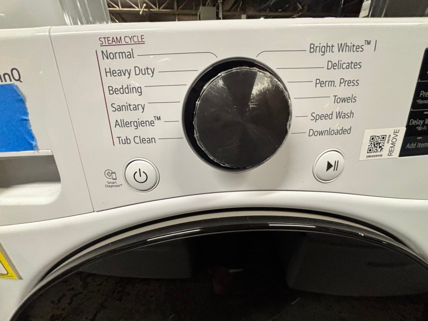 -LG new scratch and dent  open box front load stackable washer white  27" #FW167B