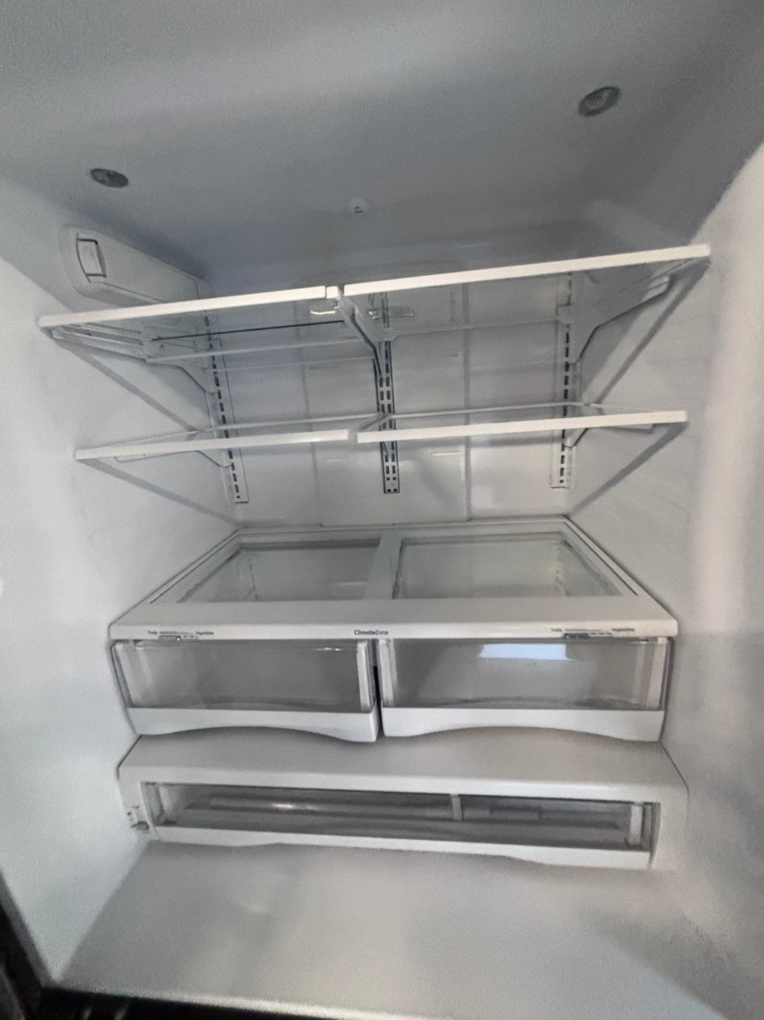 >GE 36” French Door Refrigerator Super-Capacity with ice maker & water dispenser ,used-refurbished #GE50PSB