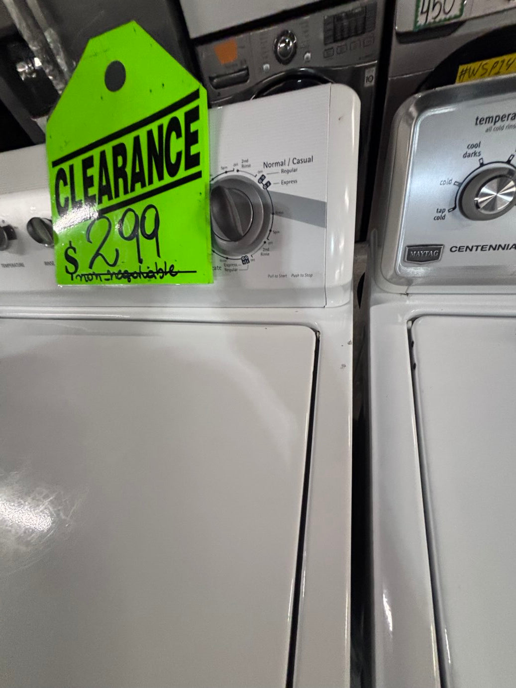 }sale🎈kenmore heavy duty Top load washing machine w agitator 27" in good condition,used-Refurbished #TK1527B