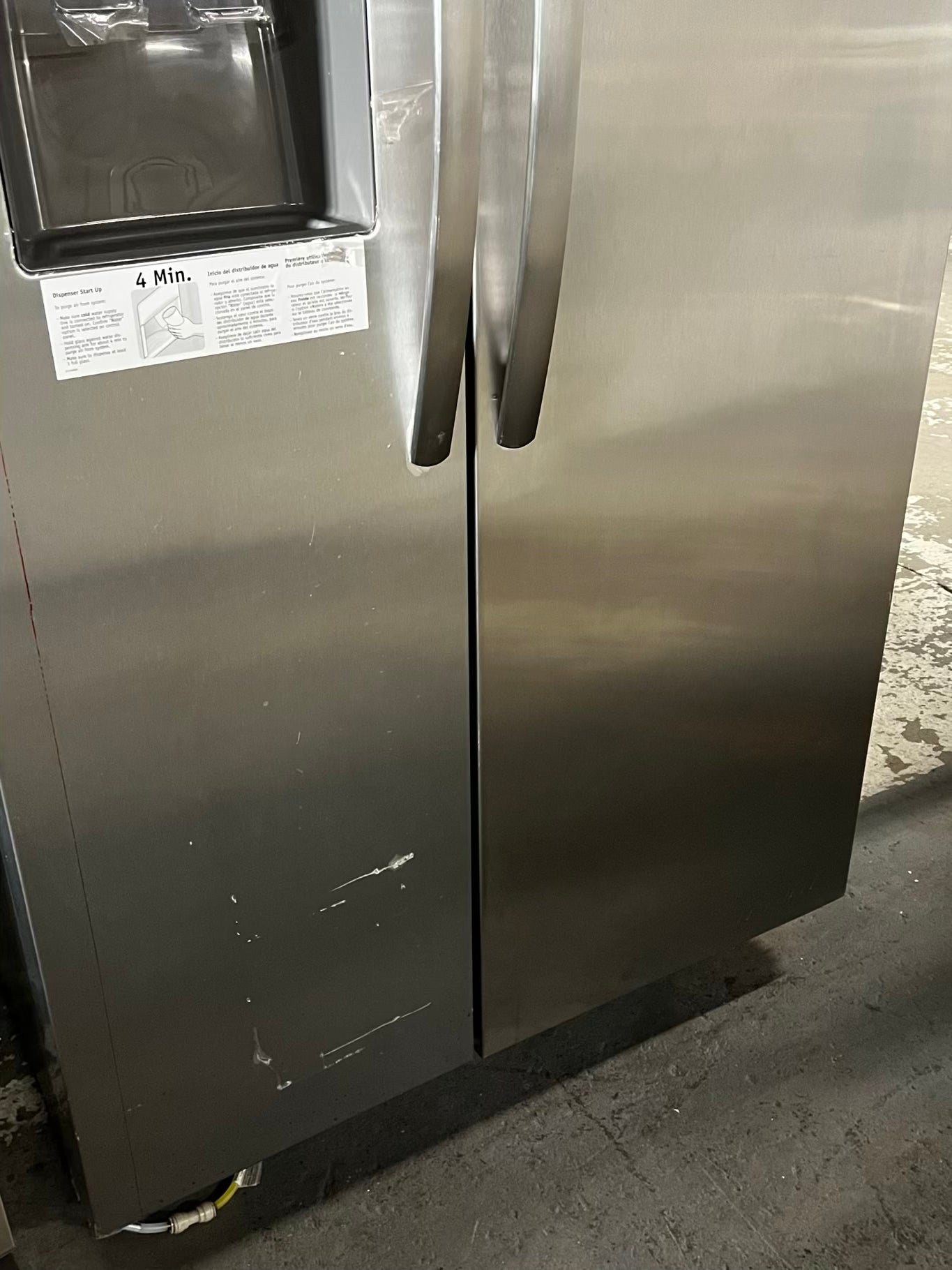 ~ Open Box 📦 | scratch & dent Frigidaire side x side  refrigerator w/ice water dispenser stainless steel 36" #RF8731DB