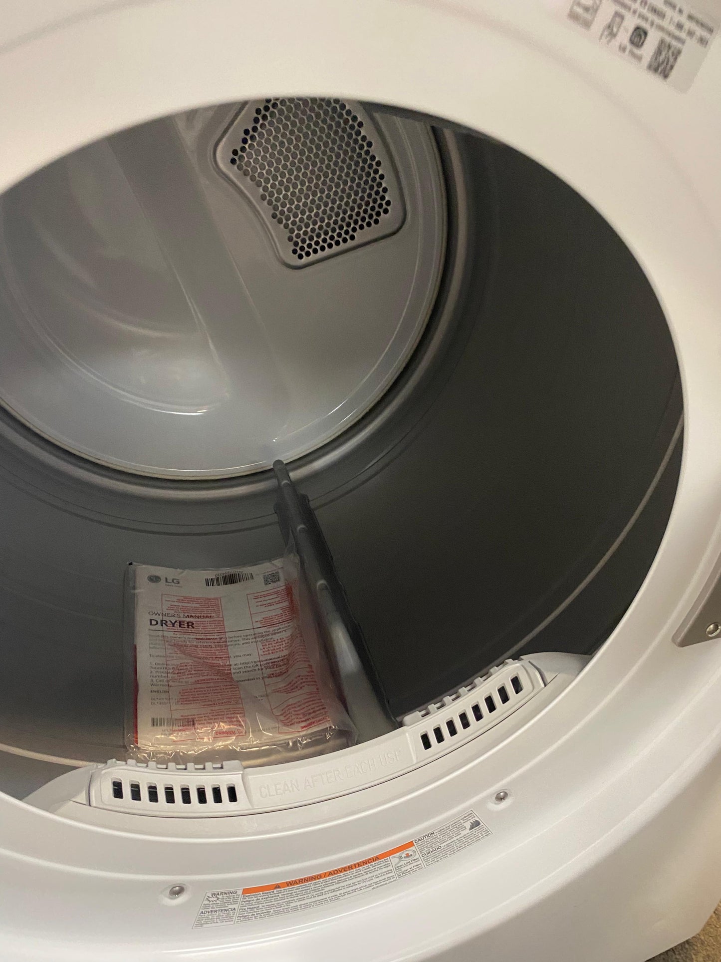 LG new Open Box 📦 Scratch & dent mix & match 4.5 cu. ft.  Large Capacity Front Load Washer -& 7.4 cu. ft. Large Capacity Front Load Electric Dryer - White mix & match Set / stock number #WDE774A3