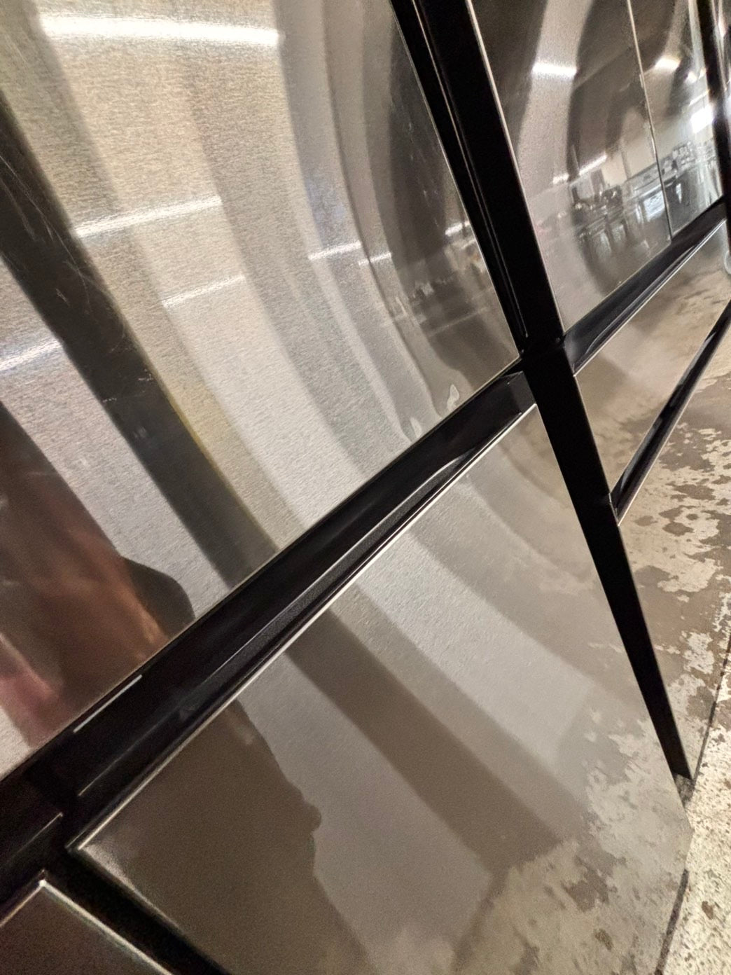 >special 🎈New open box (costumer return Samsung - Bespoke 23 Cu. Ft. 4-Door Flex French Door Counter Depth Refrigerator with Auto Open Door -#RFS3335YB