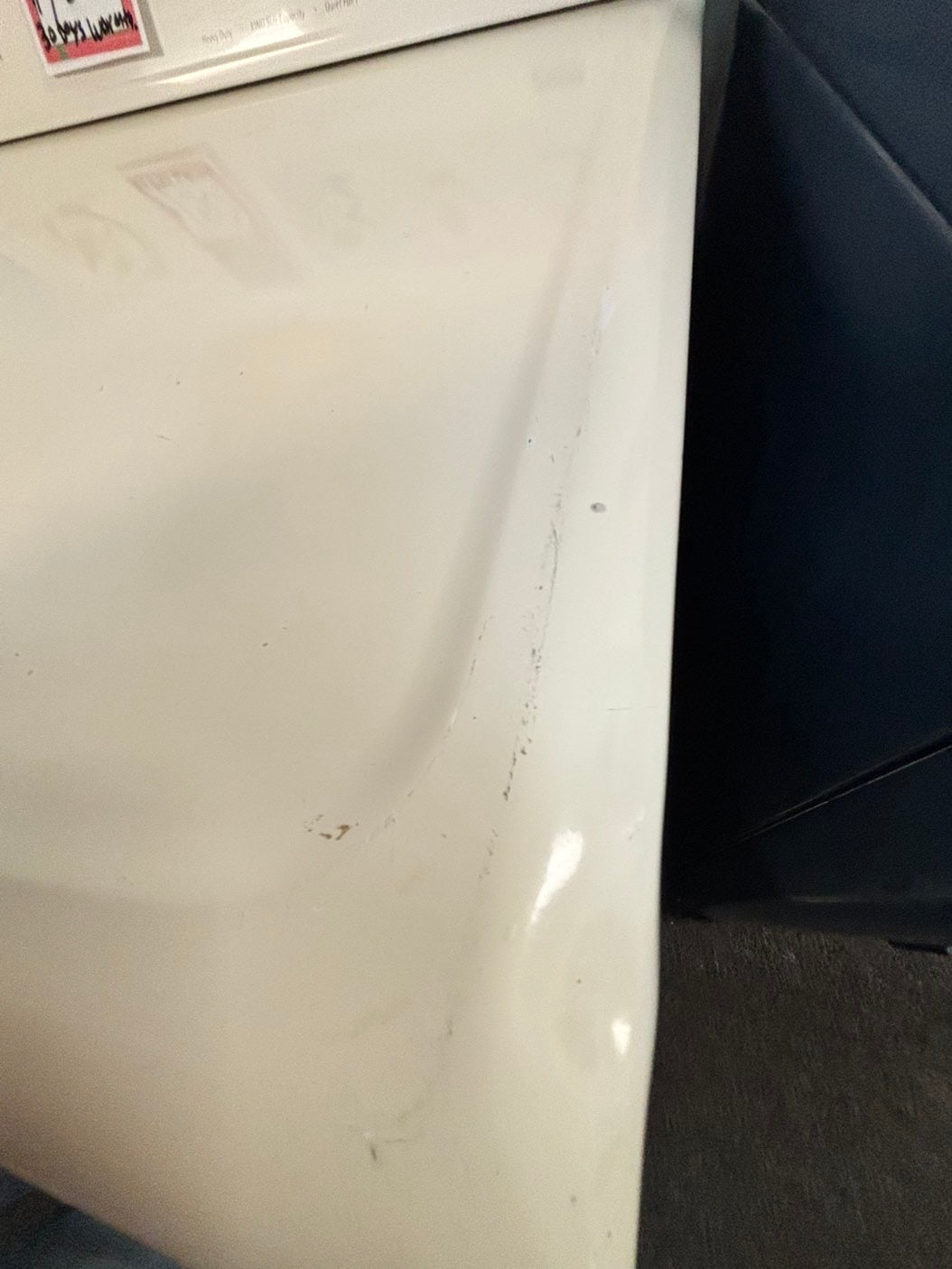 *🎄🎄Christmas sale 🎅 Kenmore off white -top load electric  dryer side by side large capacity 27" Refurbished -used  #EDK9DL