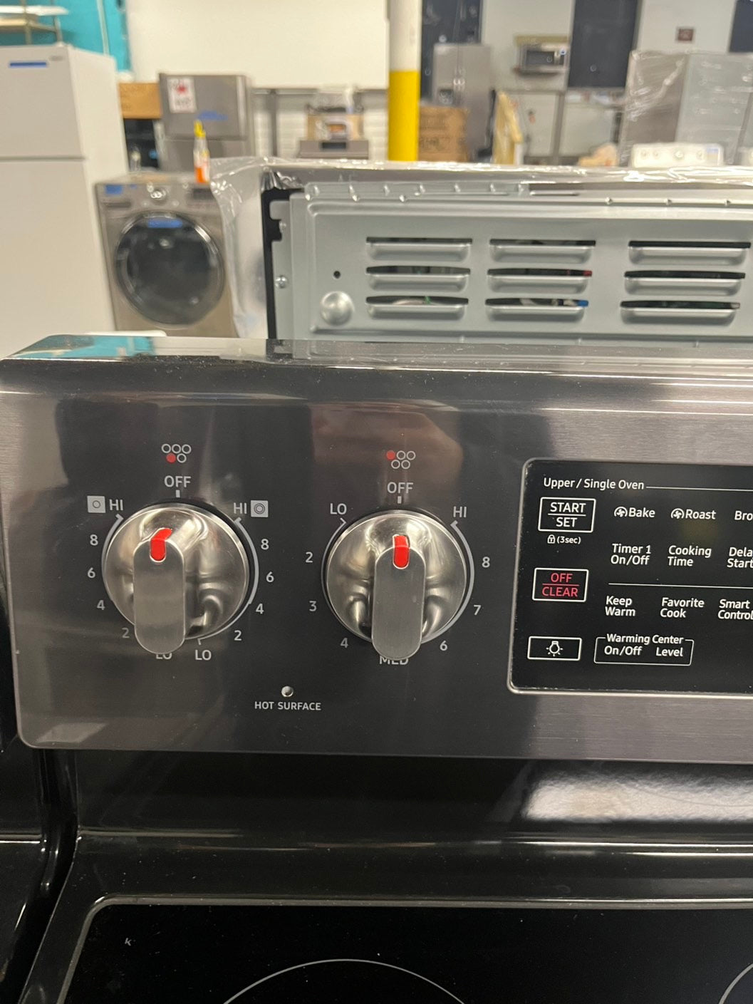 Samsung 5.9 cu. ft. Flex Duo black Stainless Steel Electric Range 30” #ERSM230B