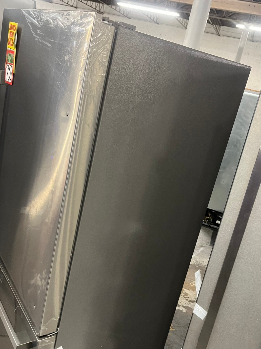 🎁🎄Holiday Sale‼️Open box 32” Hisense 17.2-cu ft Counter-Depth 32-in Wide Bottom-Freezer Refrigerator stainless steel #RFHS234B