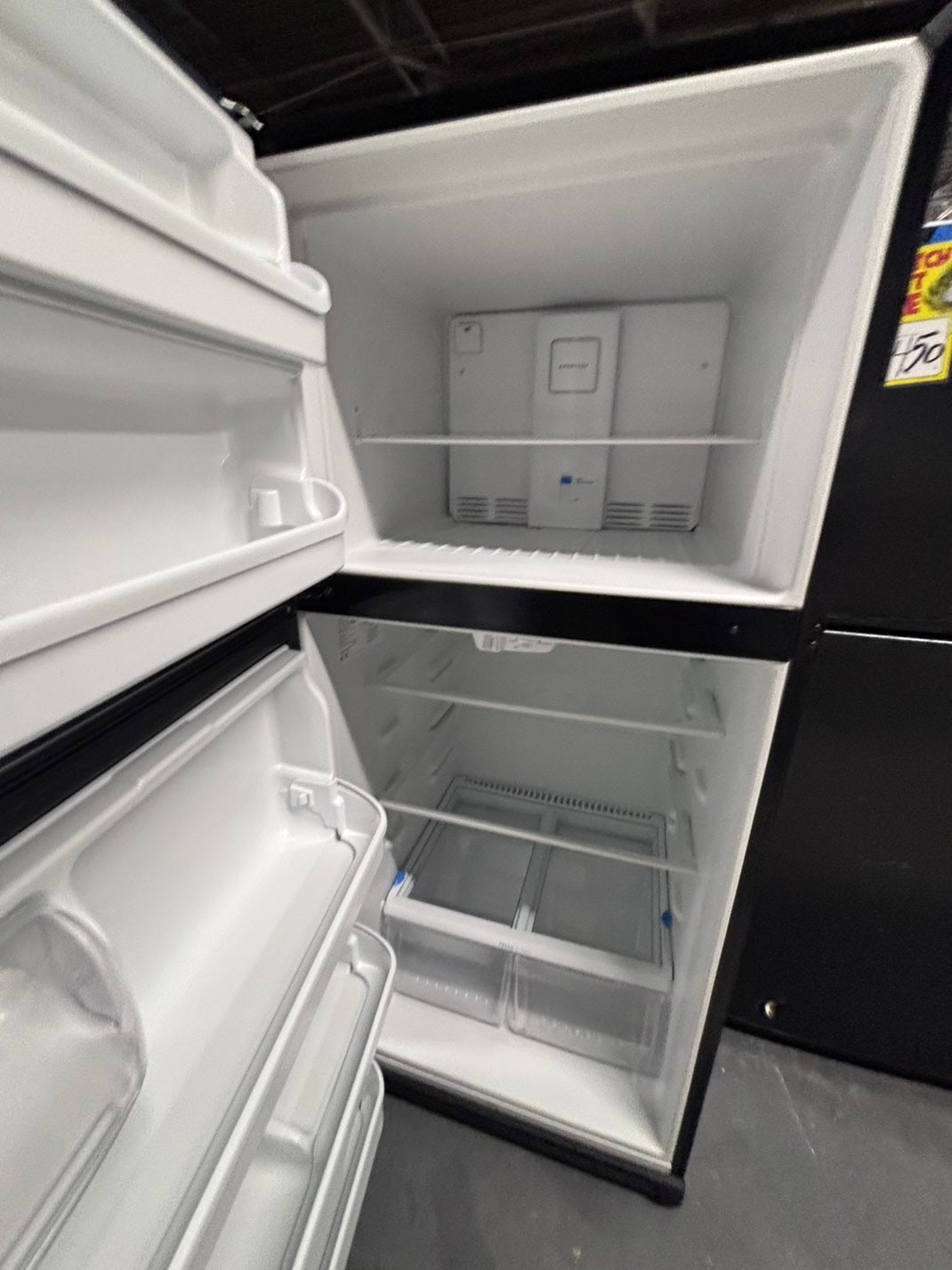 >Frigidaire 21cu.ft -top freezer refrigerator stainless steel -used refurbished 30” #RFH916B