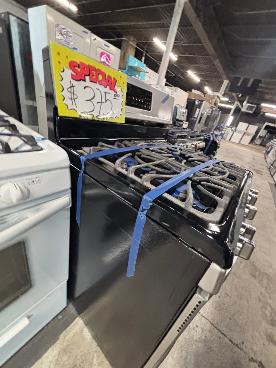 >>special🔥frigidaire range 5 burner convection oven bake ,broil Hi/Lo self clean in stainless steel used-Refurbished 30” #FCO66SB