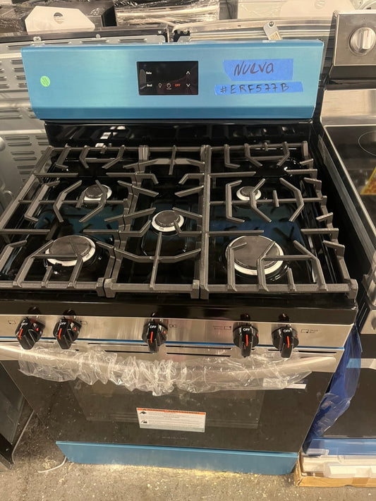 = Scratch & Dent Frigidaire Gas Range 5 burner in Stainless Steel bake broil 30” #ERF577B