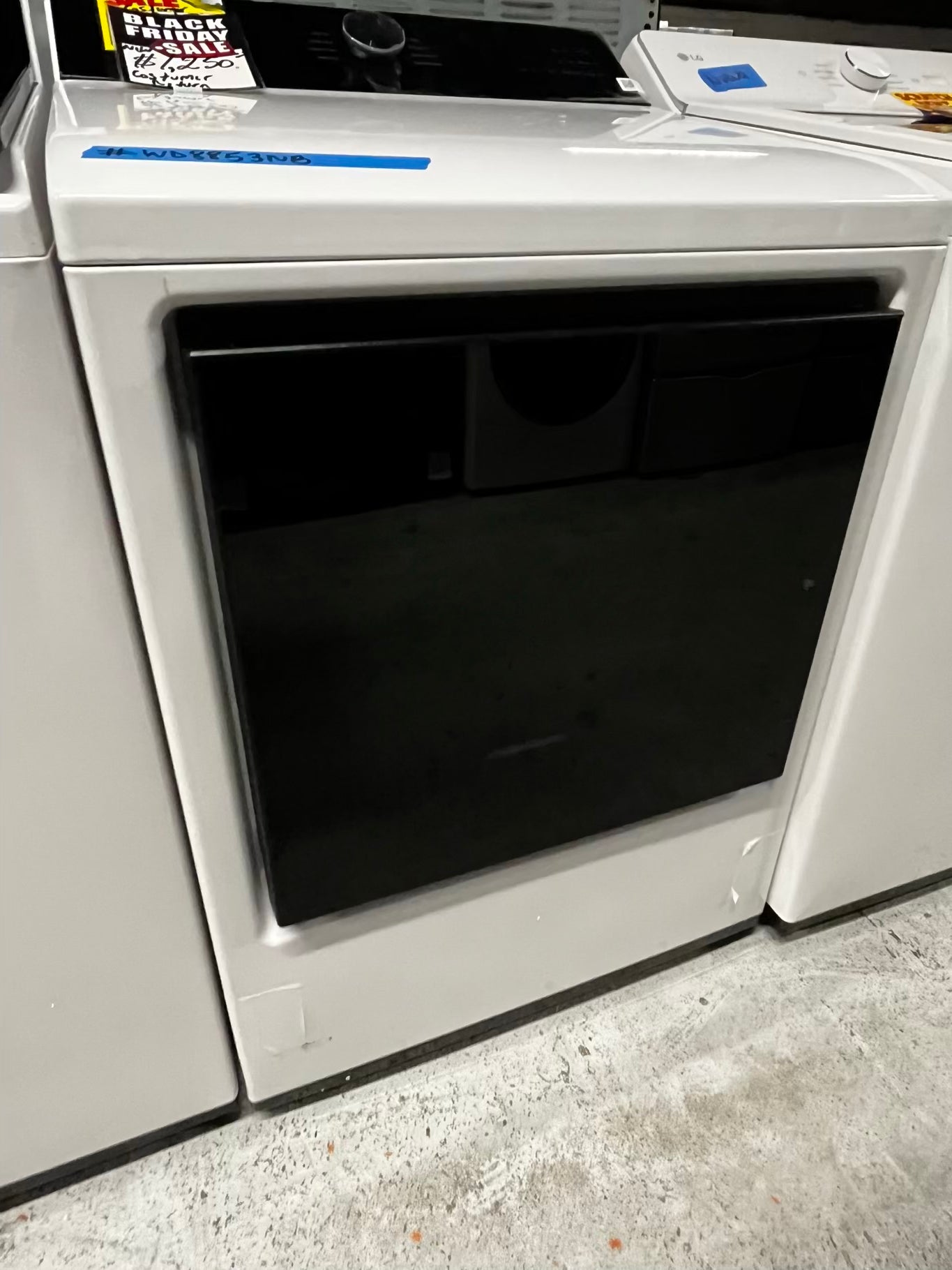 ~ Open Box 📦 - scratch & dent 5.5 cu. ft. Mega Capacity Smart Top Load Washer with Impeller, EasyUnload™ & AI Sensing & 7.3 cu. ft. Ultra Large Capacity Rear Control Electric Dryer with LG EasyLoad™ Door - stock number #WD8853NB