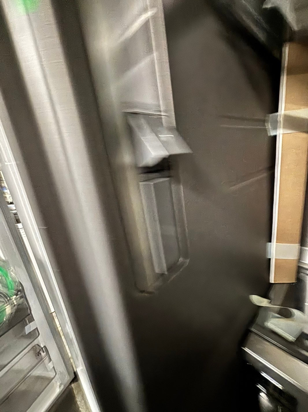 *Combo 2pc. Frigidaire /Fridge with water dispenser & freezer with ice maker inside , 20cu.ft up-right 32 1/5 wide stainless steel counter depth new scratch and dent  /item number #RFF909B