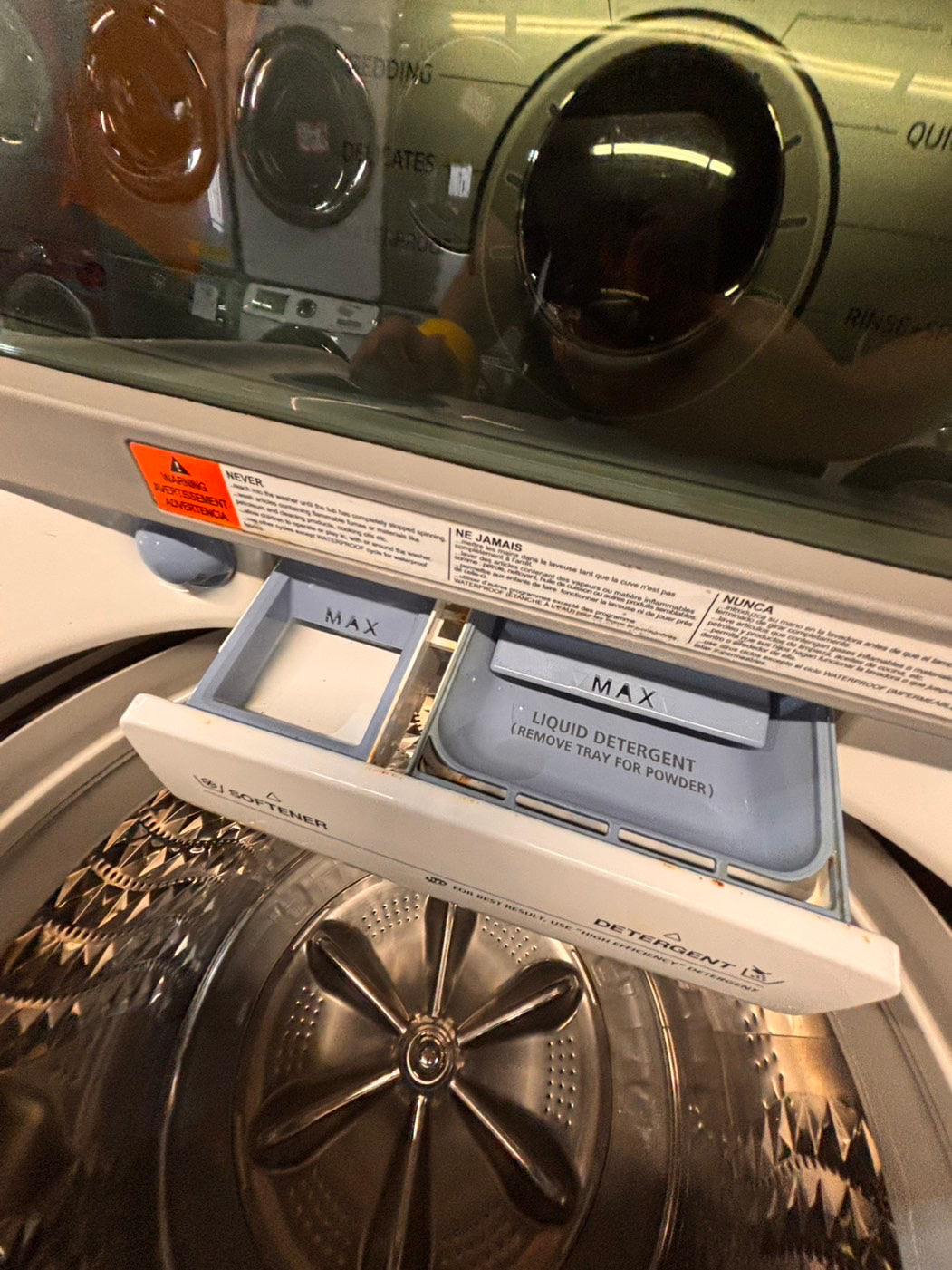 >*special 🔥Samsung white color , Top load washer  Large capacity stainless steel Drum used,refurbished #SAYZ882B