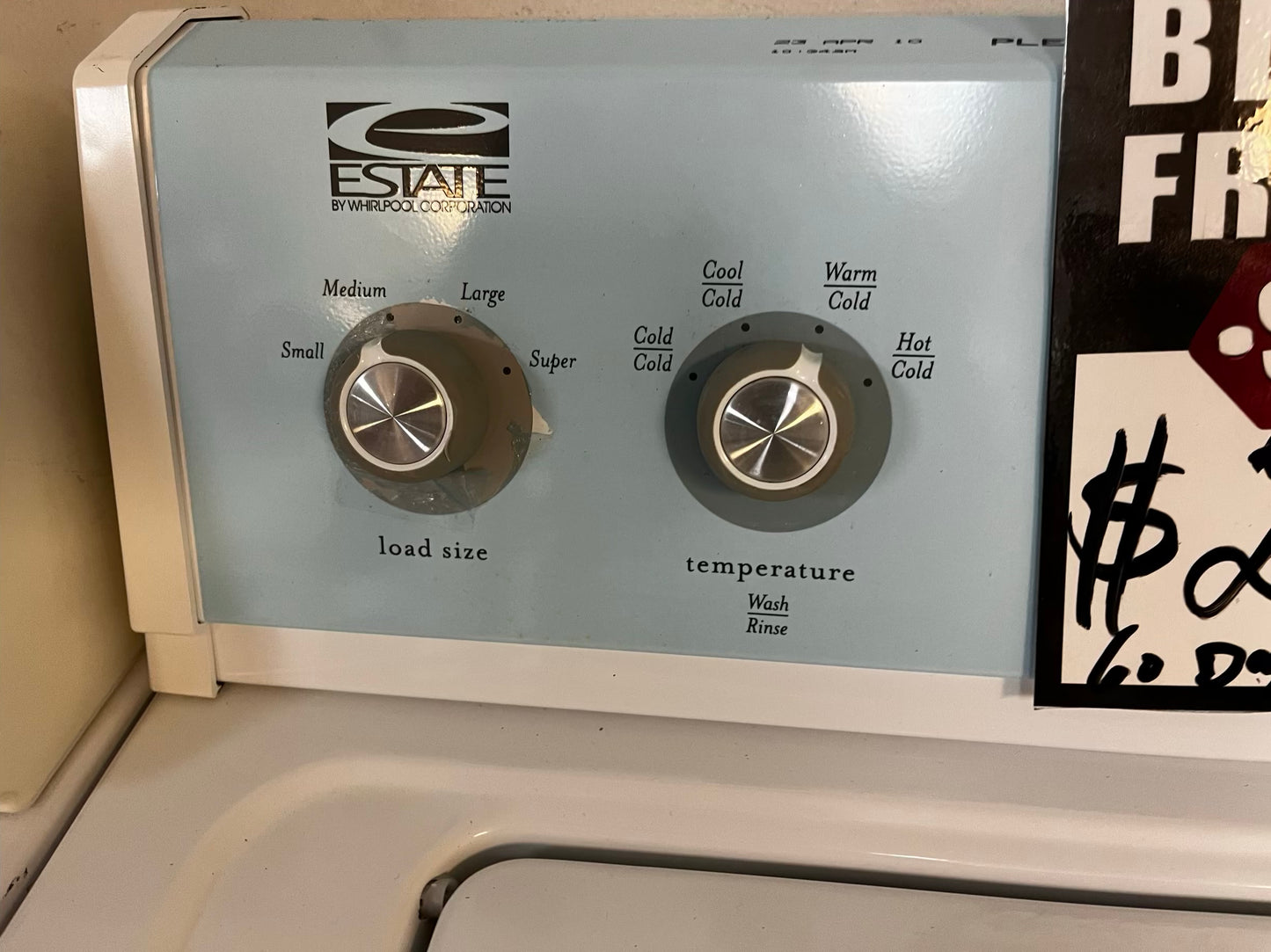 🎉 Black Friday ⚡️ State Whirlpool side x side washer top load w/agitator large capacity 27” Refurbished #WM432PL