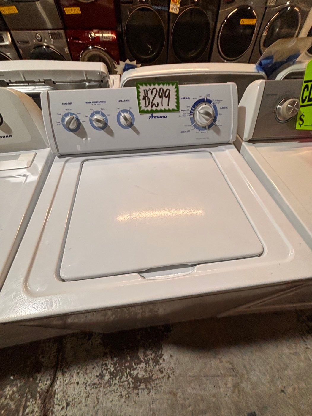 >*sale🎈Amana heavy duty Top load washing machine w agitator 27" in good condition,used-Refurbished #TAW126B