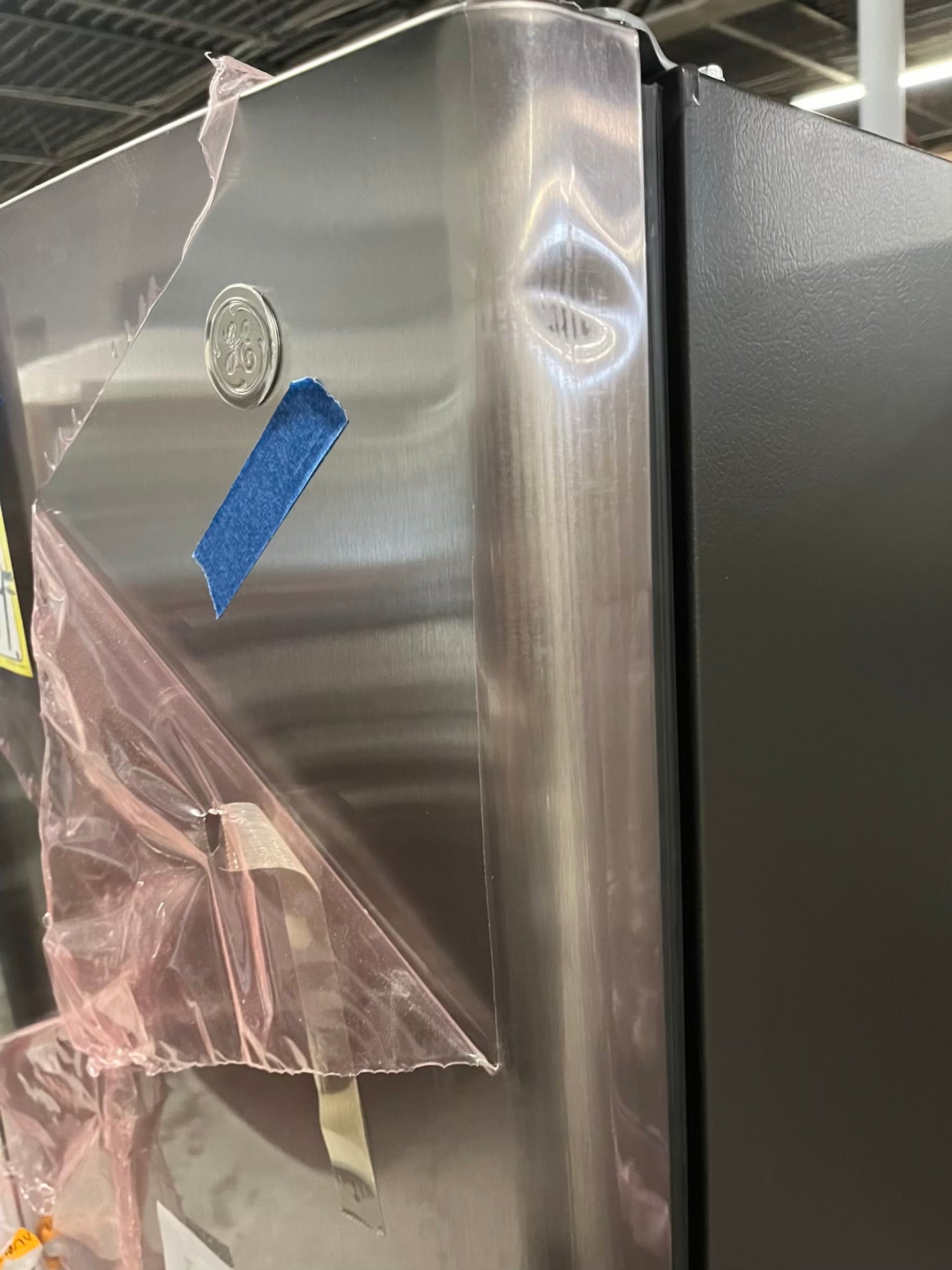 Open Box 📦 GE Side x Side Refrigerator stainless steel w/ice water dispenser  - Item number #RF631KB  36” in