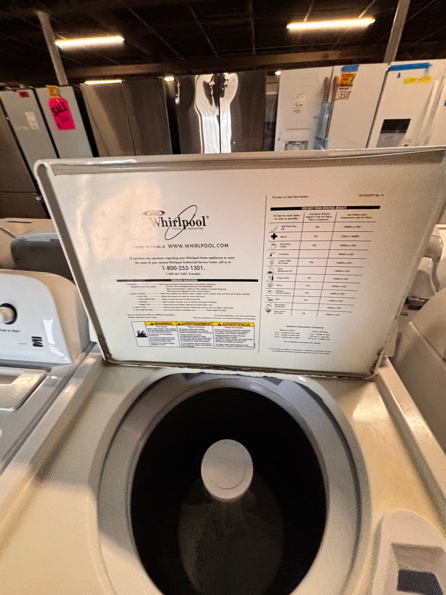 >Special 🎉🎈Whirlpool Top load washing machine w agitator 27" in good condition,used-Refurbished #WTX43B
