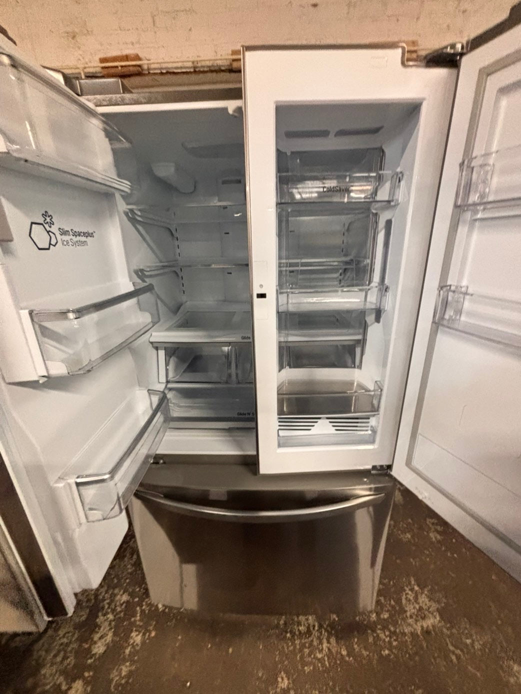 >LG door-in door French Door Refrigerator Super-Capacity with ice maker & water dispenser ,with  used-refurbished #LG30PASB