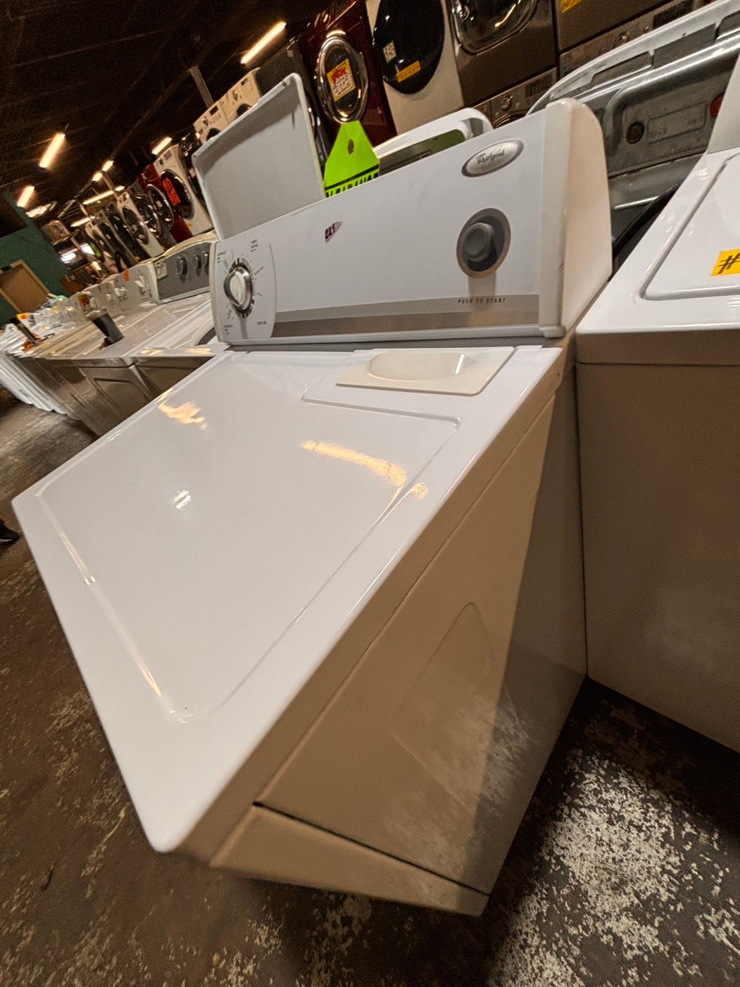 >*whirlpool top load washer  & electric dryer 220v  set top load side by side #TLW8TYB