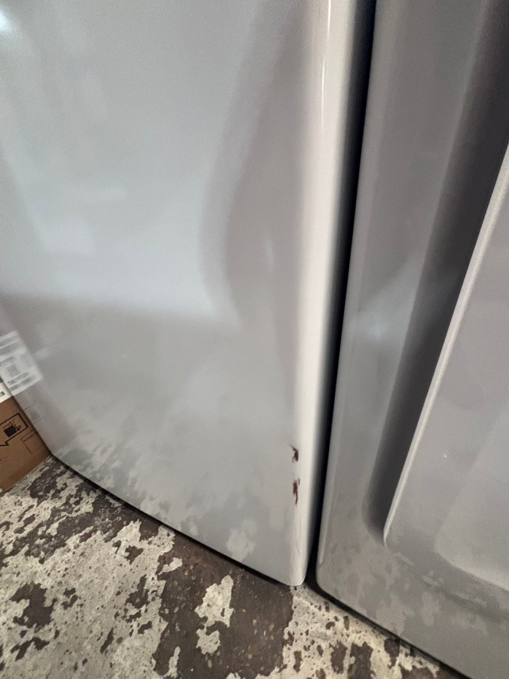 >*samsung white  top top load washer large capacity & dryer set electric 220v side x side top load stainless steel drum white color used-refurbished #W5Z6YB