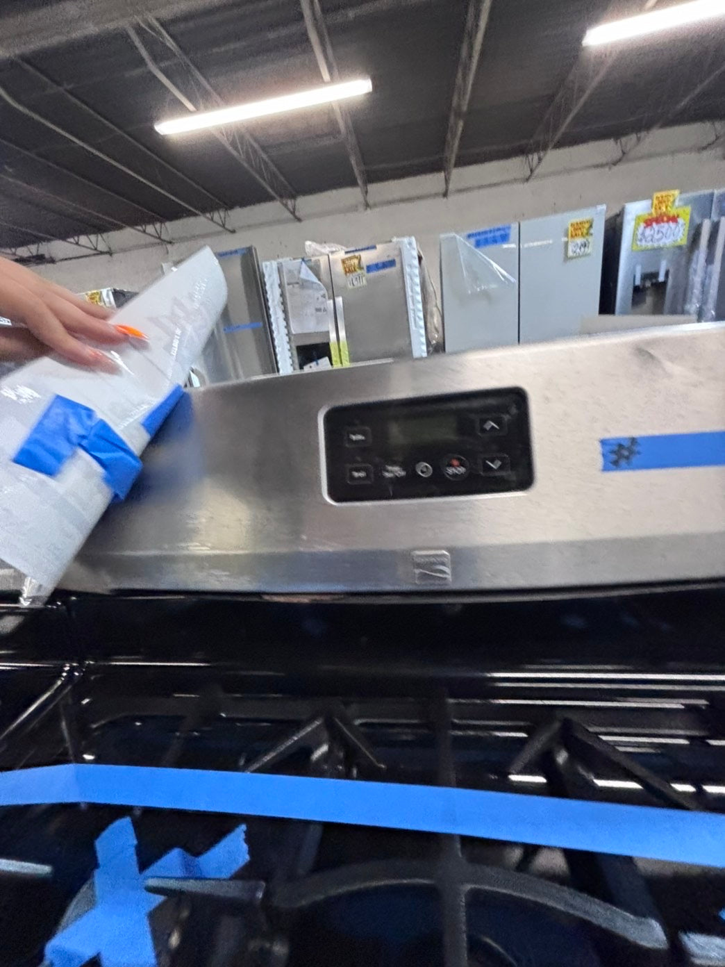 >>special🔥kenmore Gas range 5 burner  bake ,broil Hi/Lo self clean in stainless steel used-Refurbished 30” #KGZ5SB