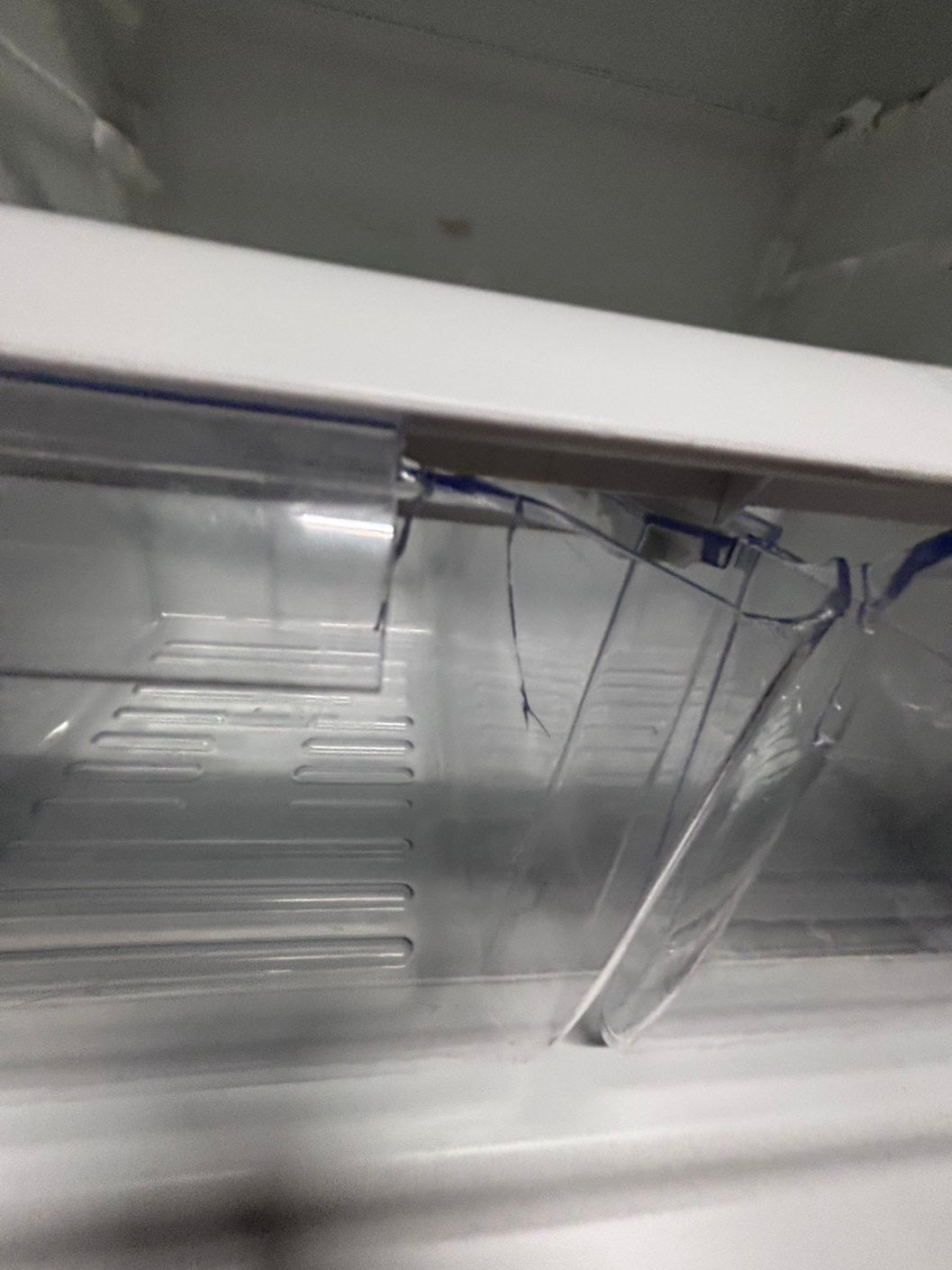 >*28” whirlpool top freezer fridge stainless steel  used-refurbished #FFSA3RB