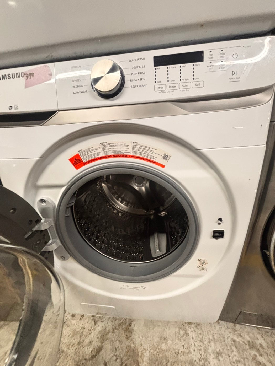 >sale🔥mix & match Samsung washer 4.5 cu ft & dryer 7.5 cu ft set electric 220v front load stackable or side by side - sensor dry He white color   #SW6RZ4SET