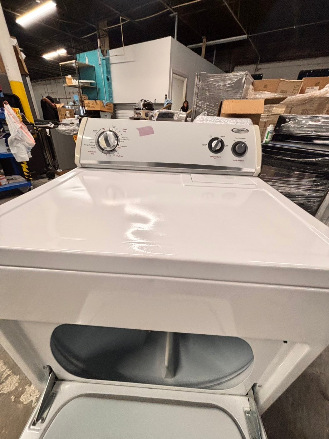 >great condition whirlpool 29” large capacity electric dryer 220v side by side used-refurbished #WDY65PB